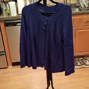 Laura Ashley Royal Blue Women's Cardigan